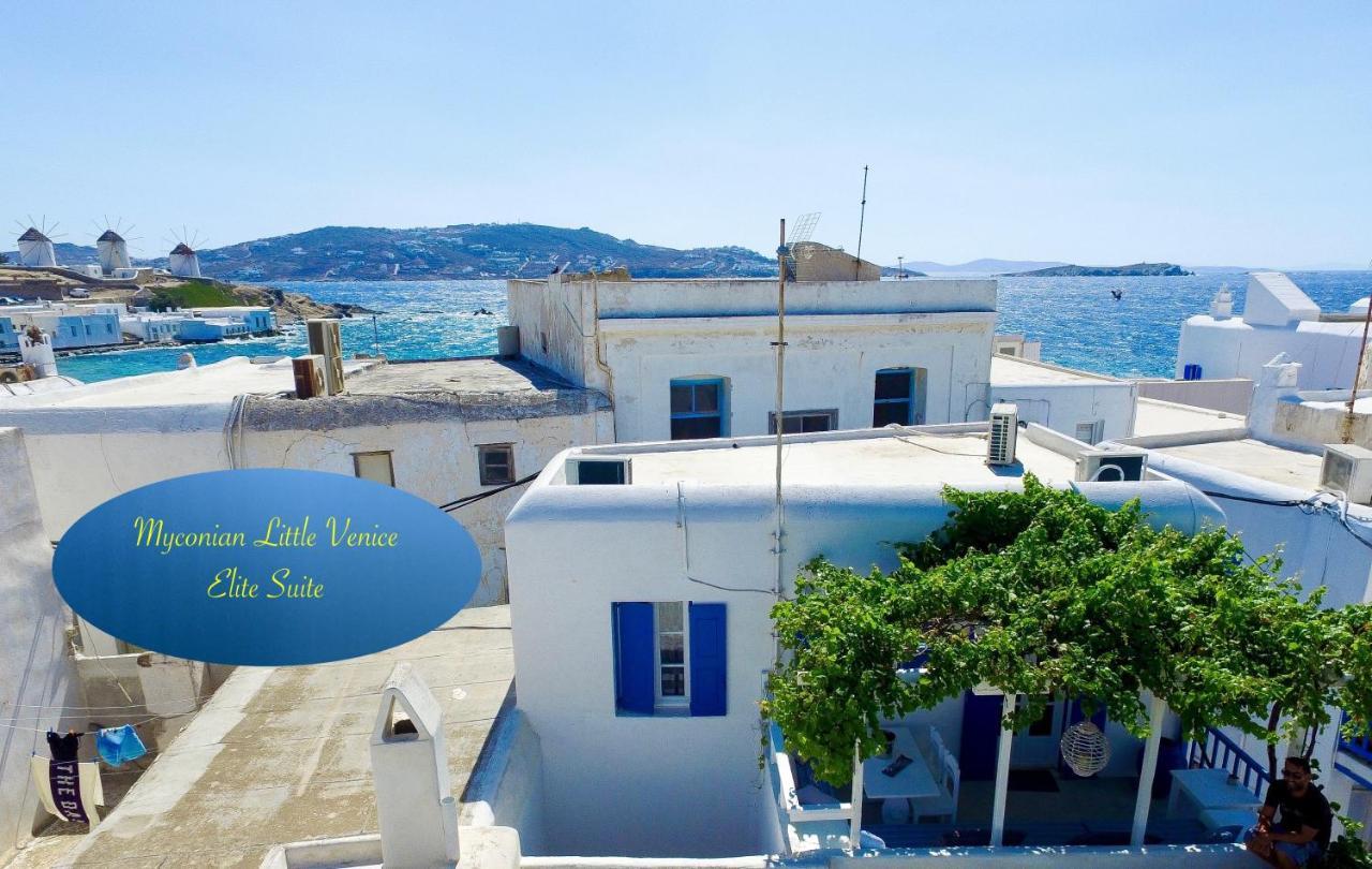 Myconian Little Venice Elite Suites With Sea View Mykonos Town Luaran gambar
