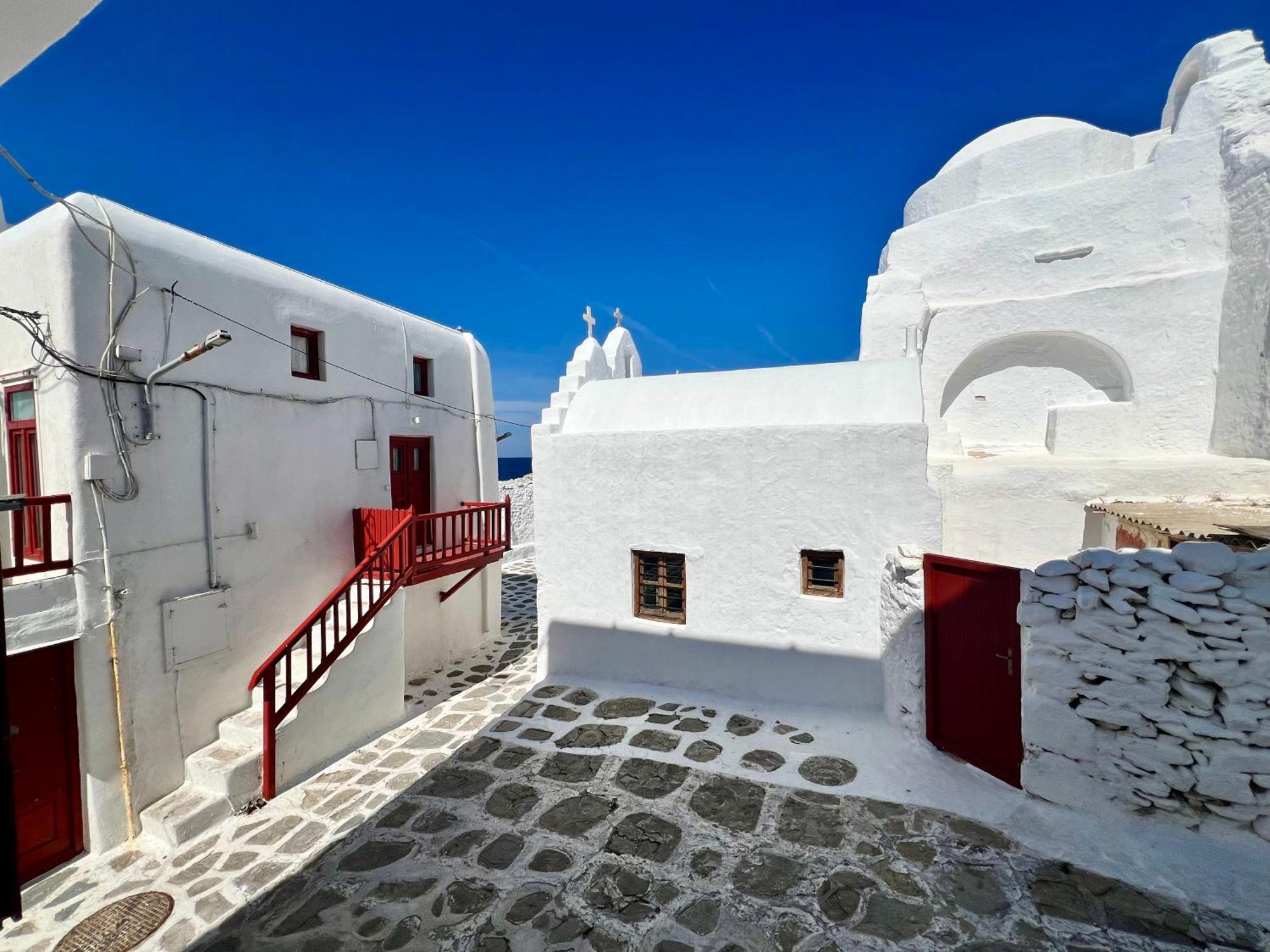 Myconian Little Venice Elite Suites With Sea View Mykonos Town Luaran gambar