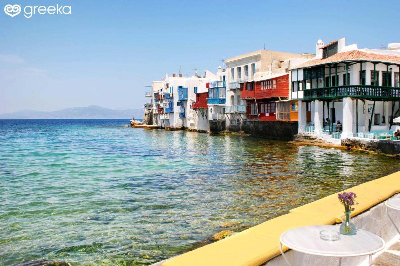 Myconian Little Venice Elite Suites With Sea View Mykonos Town Luaran gambar